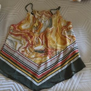 Vibrant Swirl Camisole Top